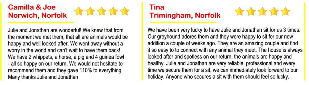 Norfolk Pet Sitters Review