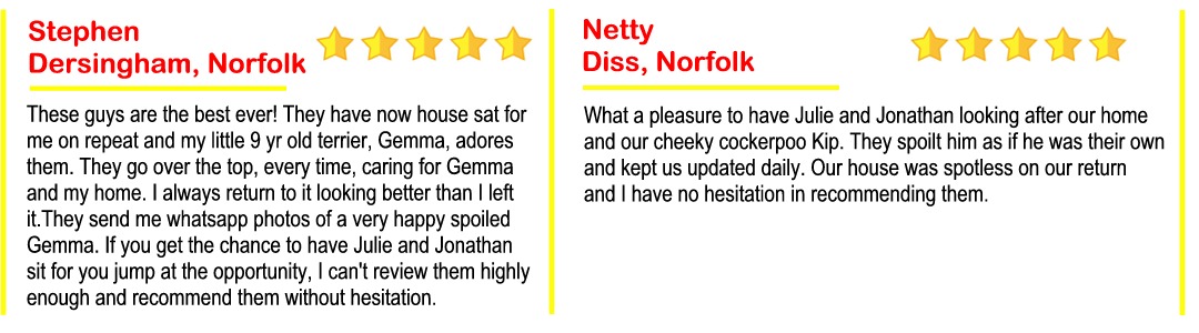 Petsitters Norfolk Review